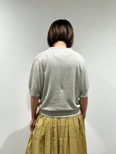 画像をギャラリービューアに読み込む, Silk Linen Knit, Short Sleeve
