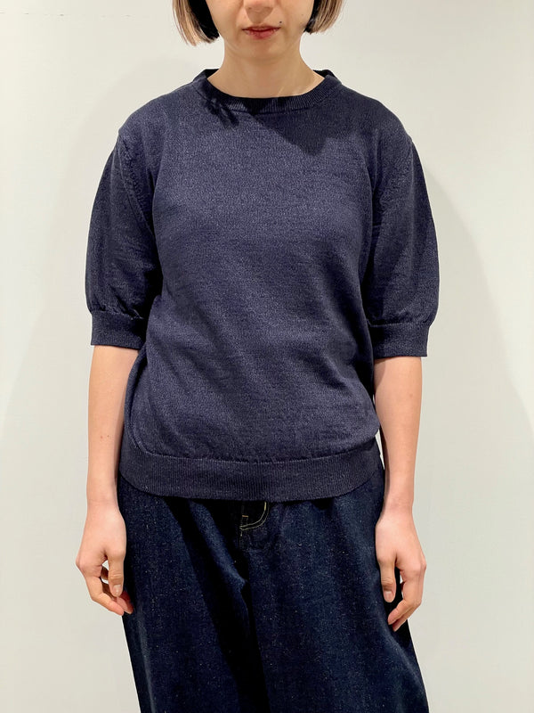Silk Linen Knit, Short Sleeve