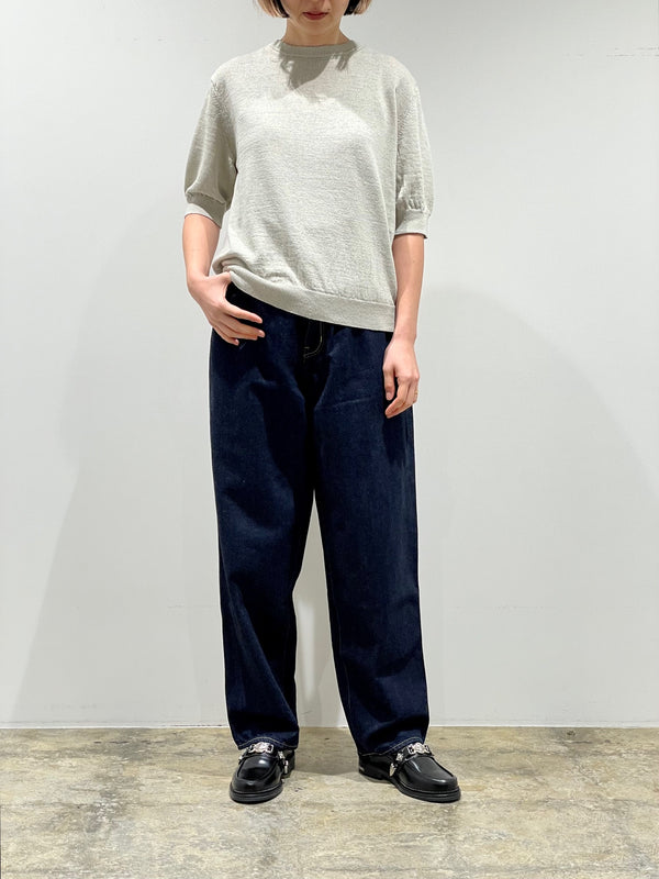 Silk Linen Knit, Short Sleeve
