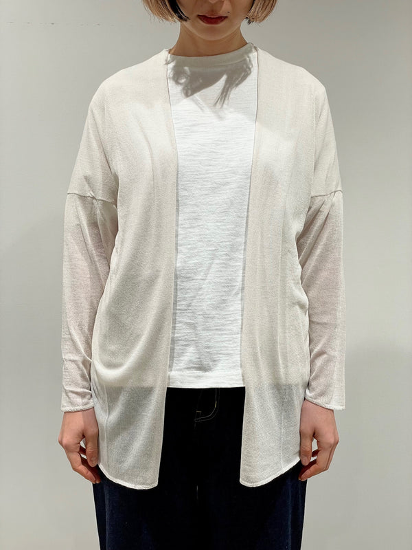 Bamboo Knit Long Cardigan