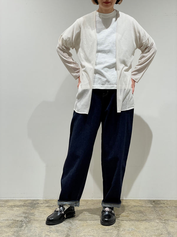 Bamboo Knit Long Cardigan