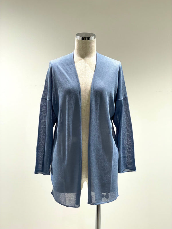 Bamboo Knit Long Cardigan