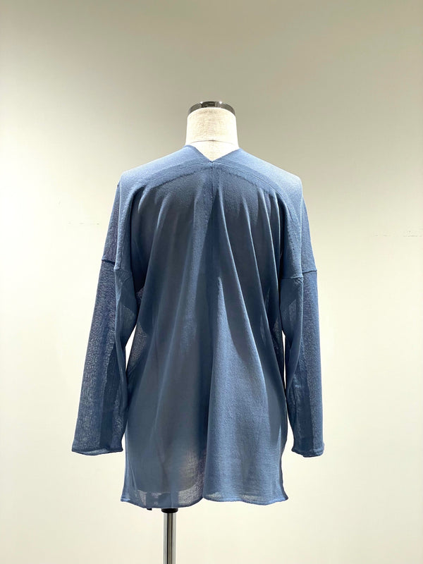 Bamboo Knit Long Cardigan