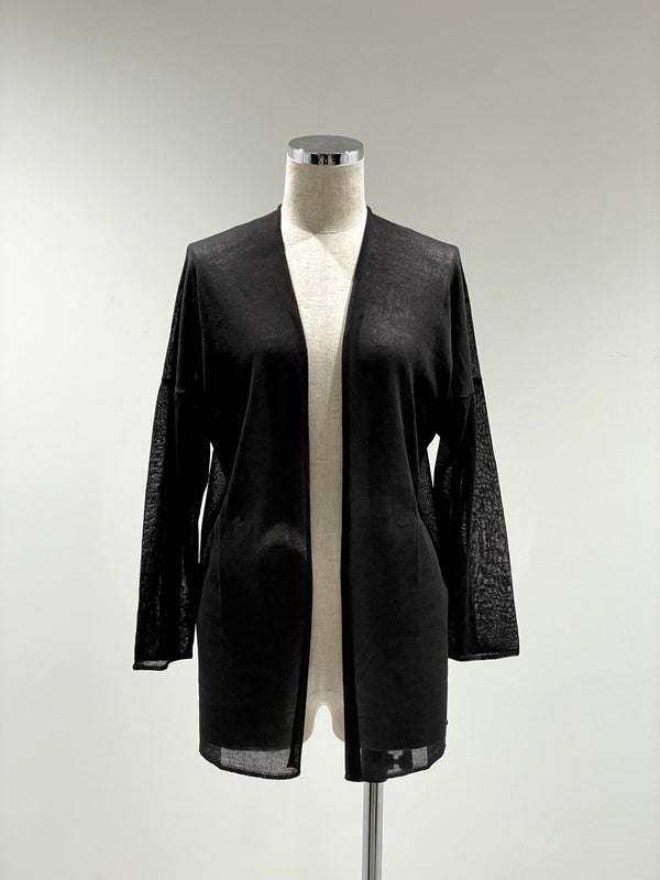 Bamboo Knit Long Cardigan