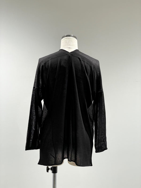 Bamboo Knit Long Cardigan