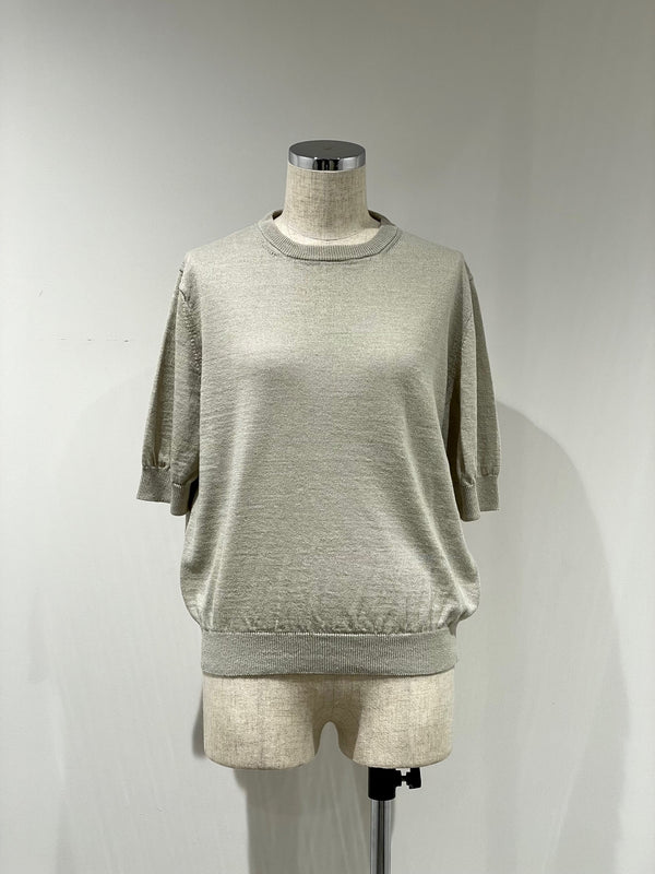 Silk Linen Knit, Short Sleeve
