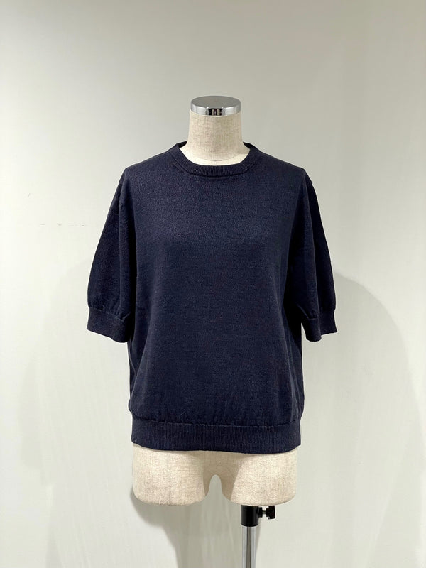 Silk Linen Knit, Short Sleeve