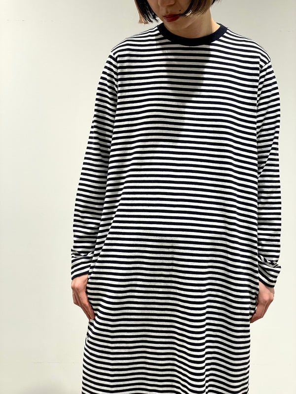 Slab Yarn Long-Sleeve T-Shirt Dress