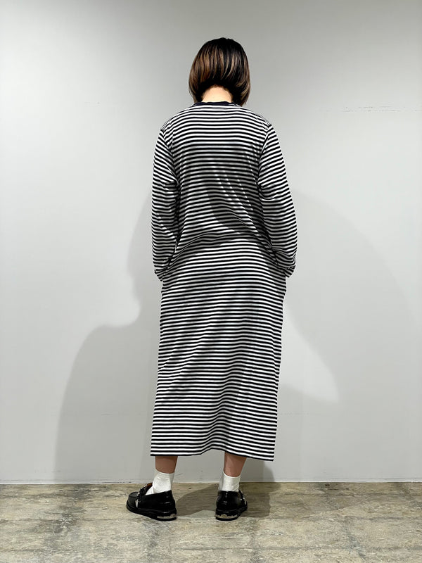 Slab Yarn Long-Sleeve T-Shirt Dress