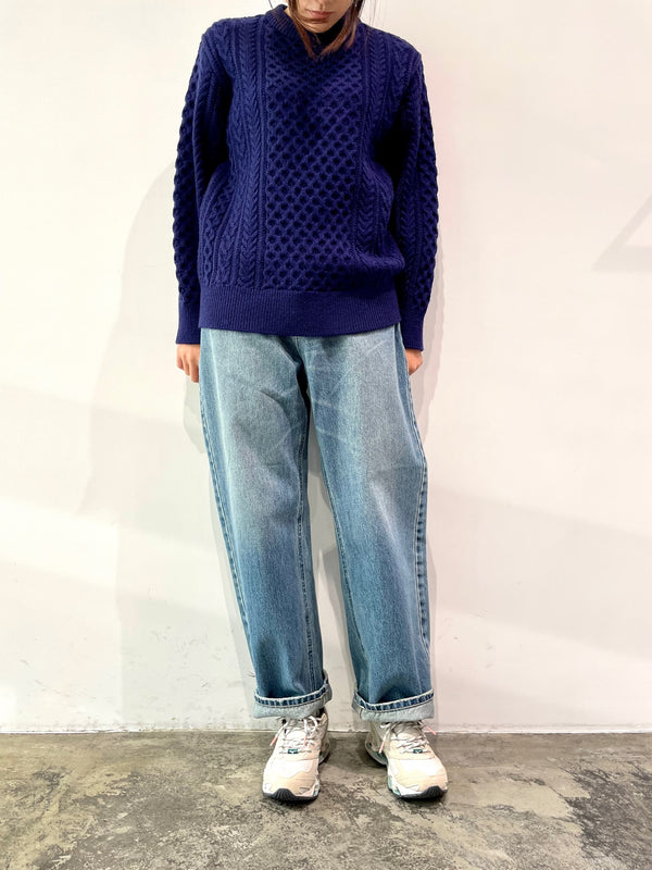 DENIM COCOON PANTS
