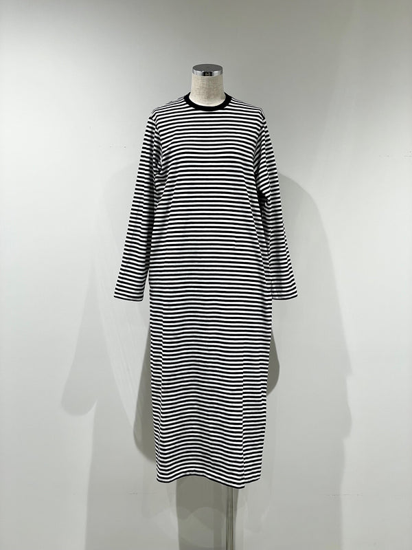 Slab Yarn Long-Sleeve T-Shirt Dress