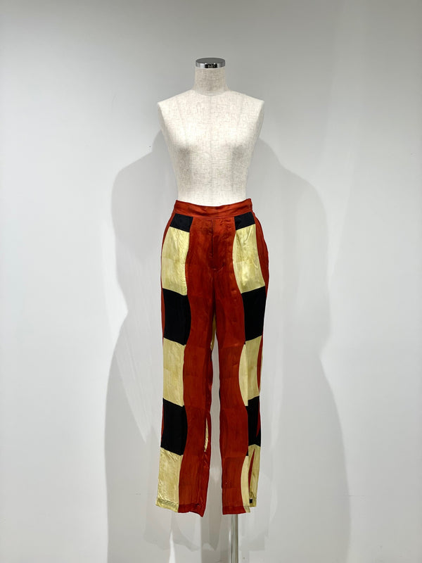 Inner print pants