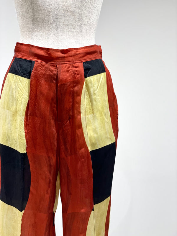 Inner print pants