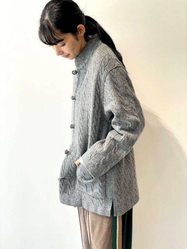 CABLE CHINESE JACKET