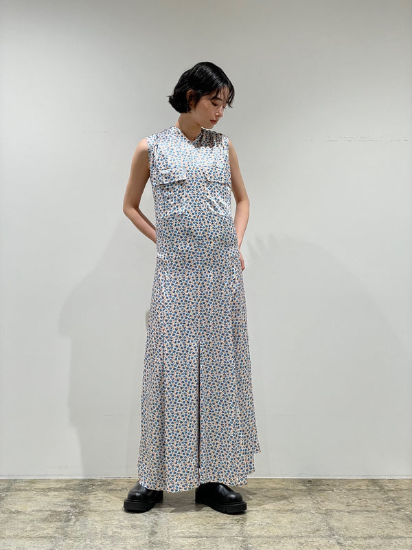 Flower print dress