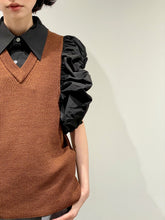 画像をギャラリービューアに読み込む, Roll sleeve knit
