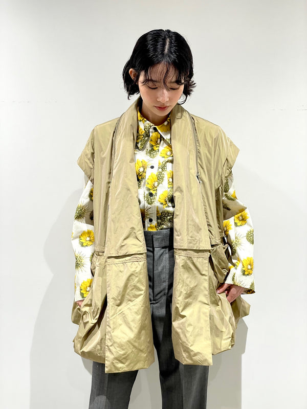 Memory taffeta jacket