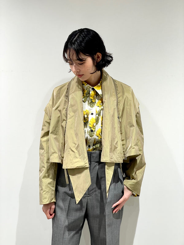 Memory taffeta jacket