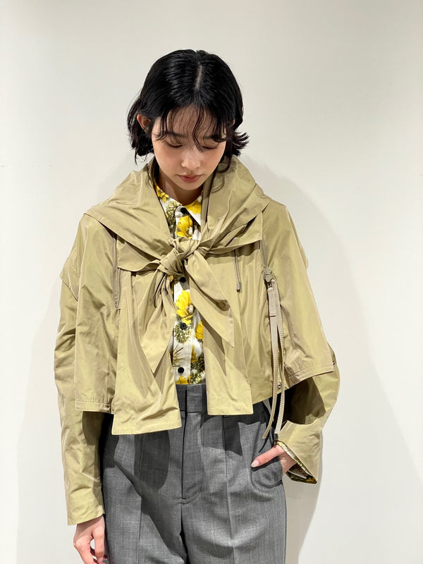 Memory taffeta jacket