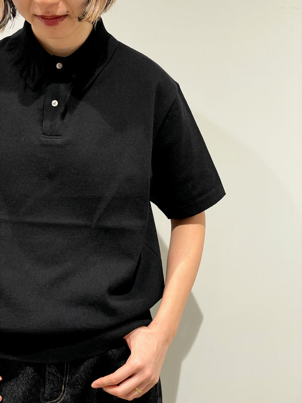 LIGHT WAVE COTTON KNIT POLO