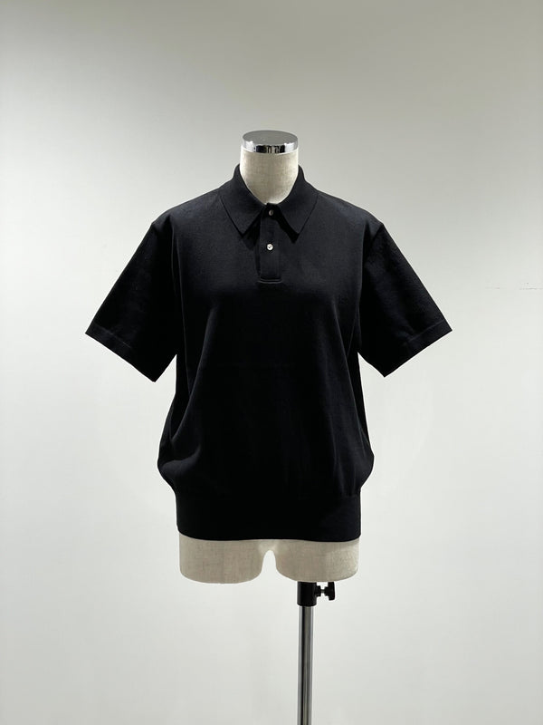 LIGHT WAVE COTTON KNIT POLO
