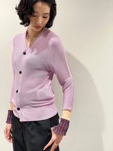 画像をギャラリービューアに読み込む, Bright knit cardigan
