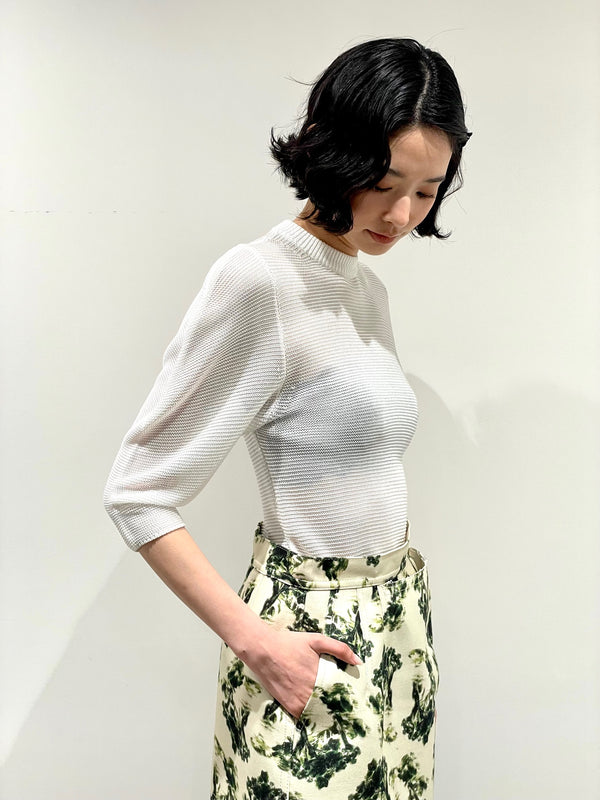 Bright knit S/S