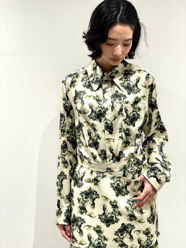 Flower print shirt