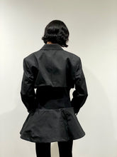 画像をギャラリービューアに読み込む, Ribbed waist jacket
