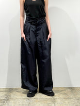Drawstring wide pants