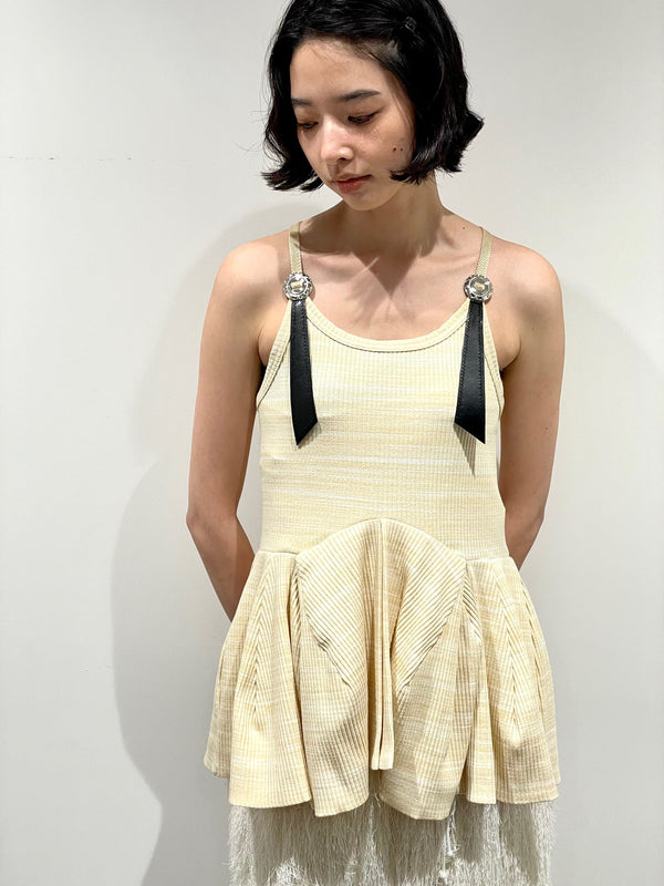 Rib flare camisole