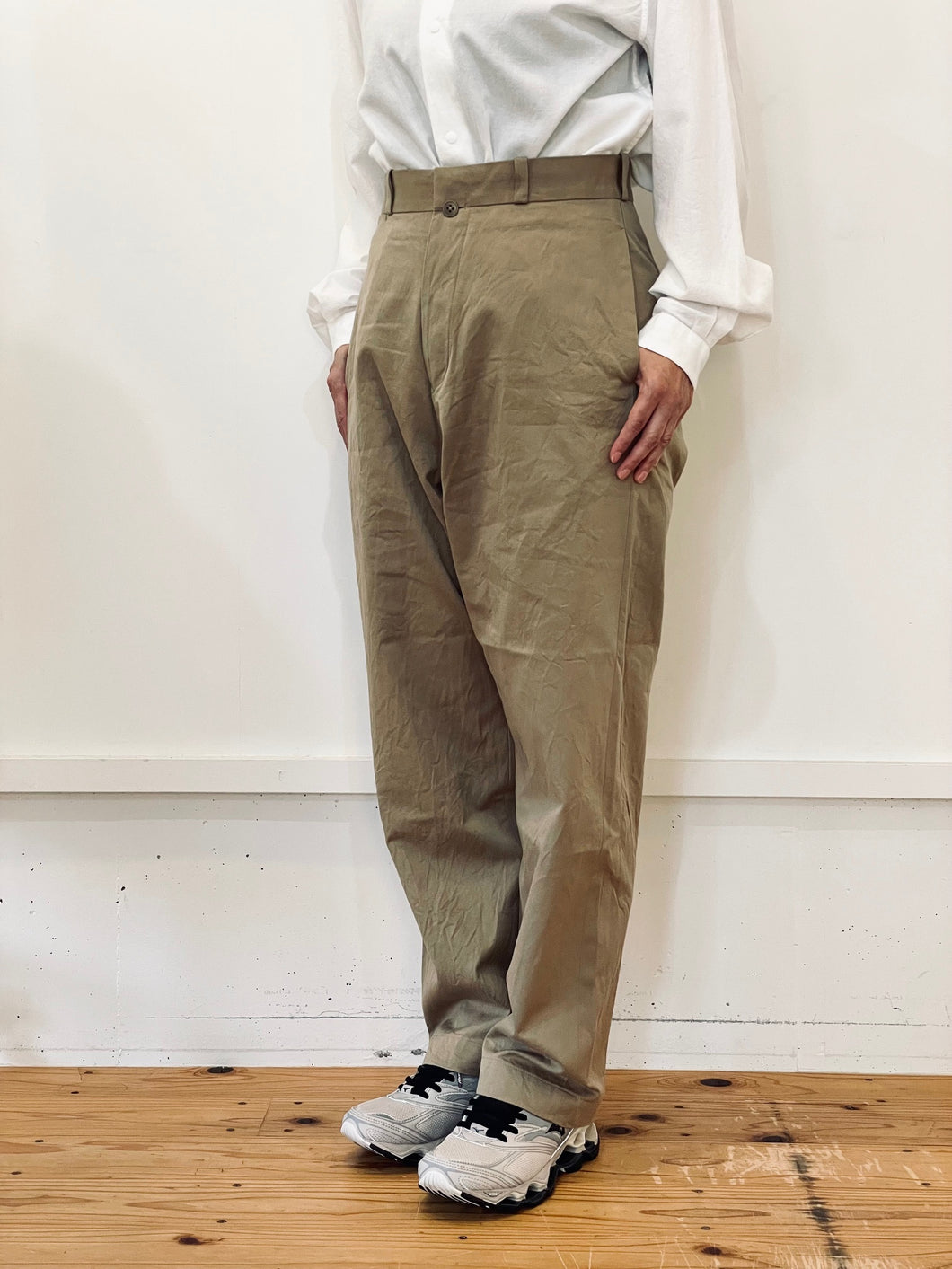 Chino cloth Wide Straight