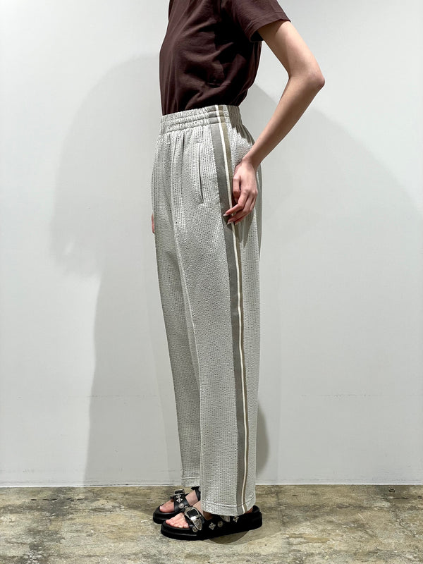 KNIT SIDELINE SEERSUCKER PANTS