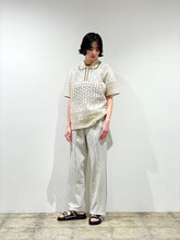 画像をギャラリービューアに読み込む, SUKASHI EMBOSSED KNIT POLO
