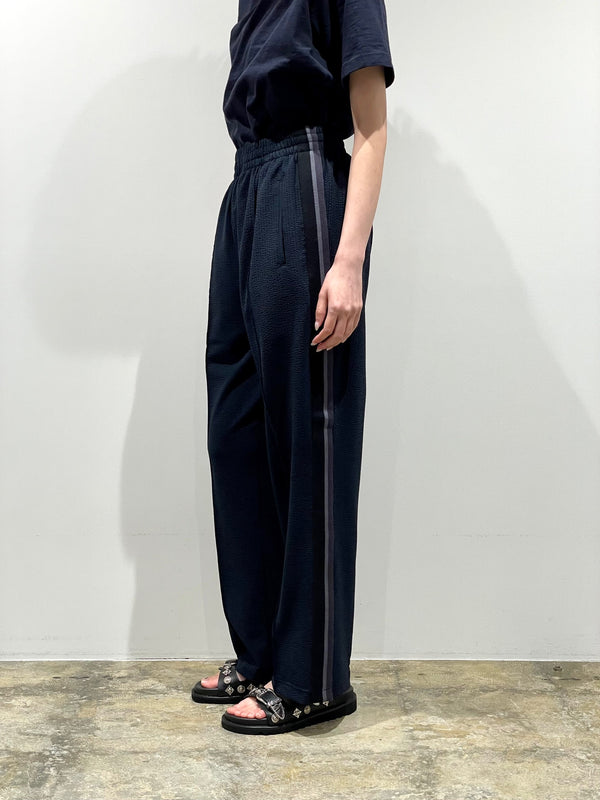 KNIT SIDELINE SEERSUCKER PANTS