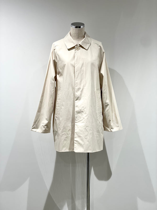 Stain collar coat short