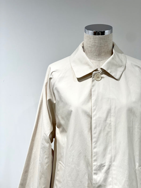 Stain collar coat short