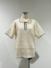画像をギャラリービューアに読み込む, SUKASHI EMBOSSED KNIT POLO
