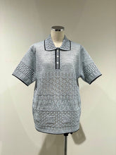 SUKASHI EMBOSSED KNIT POLO