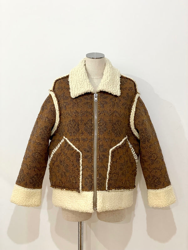 FAIR ISLE MOUTON BLOUSON