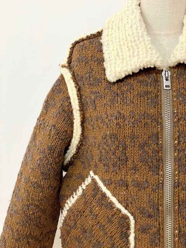 FAIR ISLE MOUTON BLOUSON