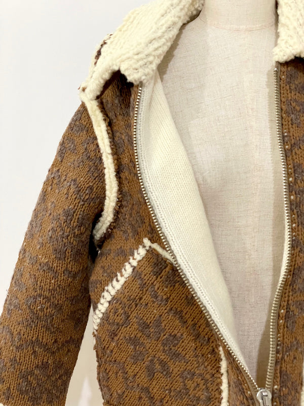 FAIR ISLE MOUTON BLOUSON