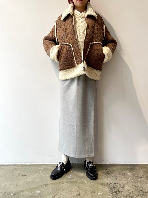 FAIR ISLE MOUTON BLOUSON