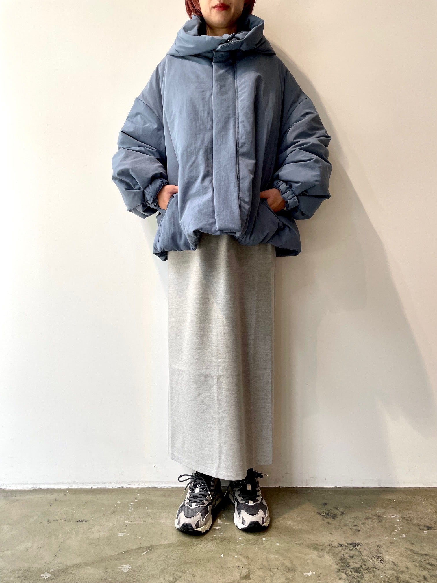 wrinkle hood 安い ダウン ブルゾン