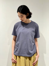 画像をギャラリービューアに読み込む, Compact Fit Densely Knit T-Shirt with Pocket

