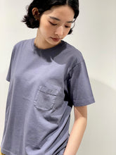 画像をギャラリービューアに読み込む, Compact Fit Densely Knit T-Shirt with Pocket
