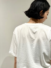 GARMENT DYED SOLID T-SHIRT（Short Sleeve Vneck）