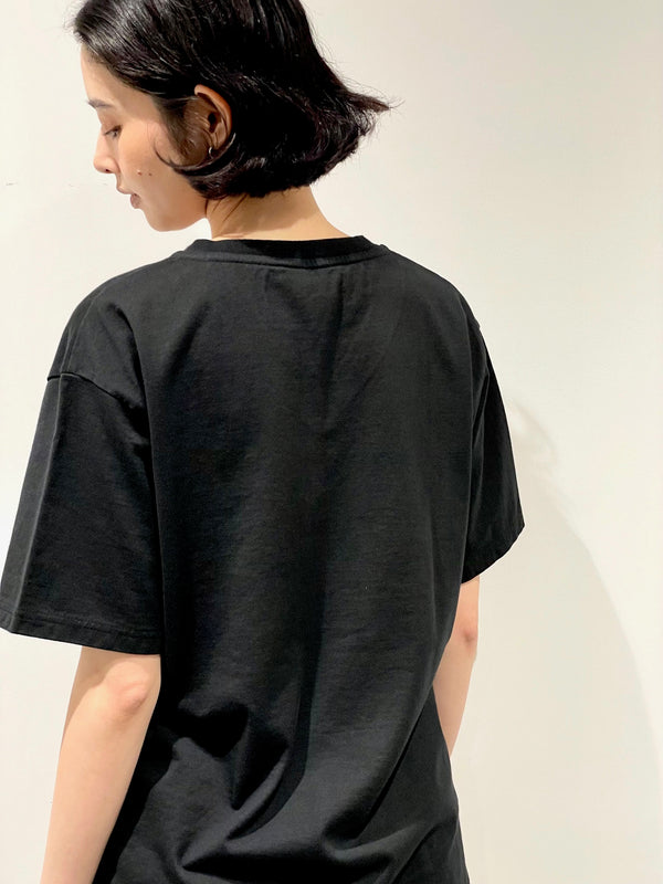 GARMENT DYED SOLID T-SHIRT（Short Sleeve Vneck）