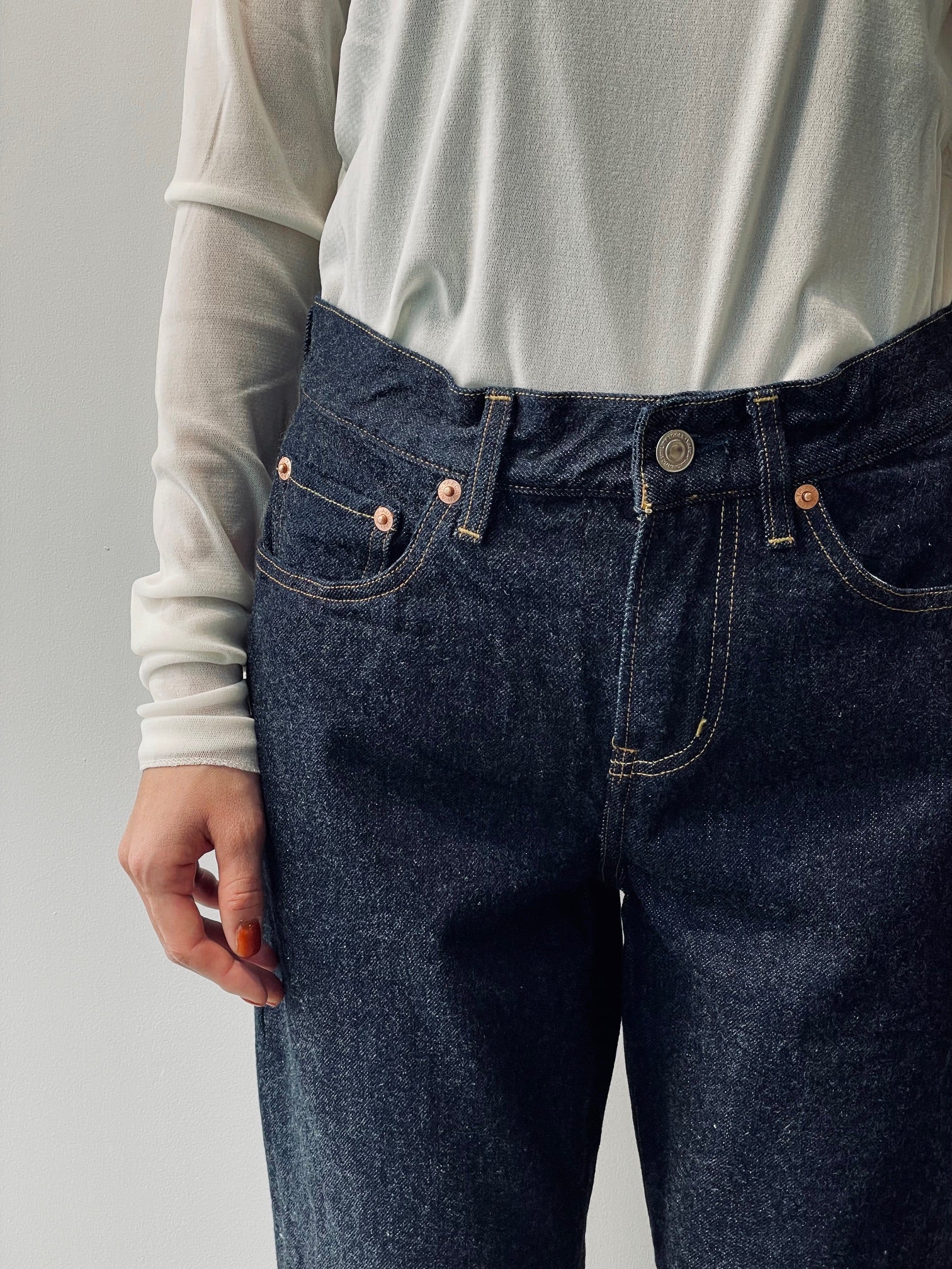 美品/YAECA DENIM PANTS PIPED STEM  パイプドステム YAECA (ヤエカ) 3-13WW DENIM PANTS PIPED STEM / デニムパンツ