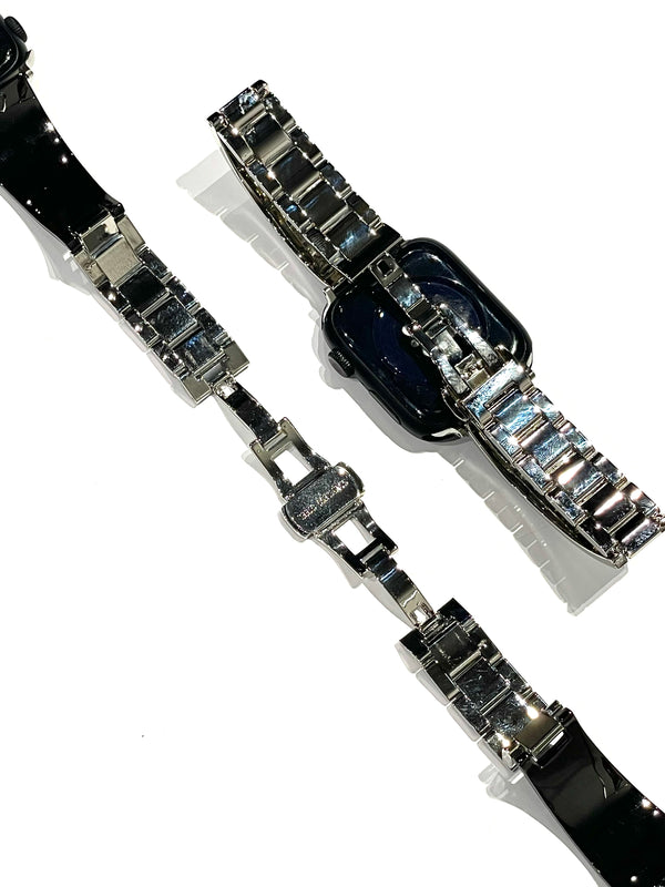 Metal watch belt